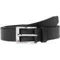 Tommy Hilfiger Tommy Hilfigertil mænd. AM0AM08363 Aly læderbælte sort (115 cm), Casual