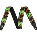 Fender Guitar Strap med Neon Monogram Grøn/Orange
