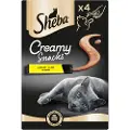 Sheba Creamy Snacks med kylling kattesnack (4 stk.)