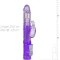 EasyToys Bunny - støt-roterende vibrator (lilla)