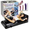 NMC Louisiana Lounger - sexmaskine med indbygget vibrator (sort)