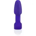 B-Vibe Rimming - roterende perleanalvibrator (lilla)