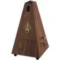 Wittner 2183 Plastic Metronome with Bell Dark Walnut
