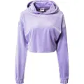 Urban Classics Cropped Velvet Oversized Sweatshirt