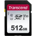 Transcend Sdxc 300s 512gb Class 10 Uhs-i U3 V30 Hukommelseskort