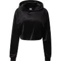 Urban Classics Cropped Velvet Oversized Sweatshirt