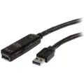 StarTech.com 3m Usb 3.0 Active Extension Cable 3m. Usb A Usb A Sort
