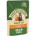 James Wellbeloved Grain Free Senior Cat Hypoallergenic Kalkun - 12 x 85 g