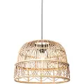 QAZQA Oriental pendellampe rattan 44 cm - Michelle