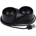 24hShop Dual Opladningsholder til Playstation Move Controller