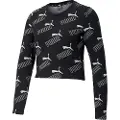 Puma Amplified All Over Prinfitted T-shirt Med Lange ærmer