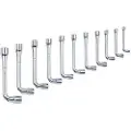 Bahco Metric Double End Offset With 12x6 Point Dynamic-drive Profile 12 Pack Socket Set Topnøgle
