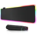 24hShop Gaming-musemåtte med RGB-belysning - 90x40 cm
