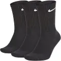 Nike Everyday Cushioned-crew-træningsstrømper (3 par) - sort