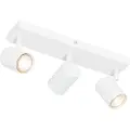 QAZQA Moderne loftslampe hvid 3-lys justerbar rektangulær - Jeana