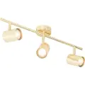 QAZQA Moderne loftslampe messing 3-lys justerbar - Jeana