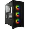 Corsair Icue 4000x Rgb Midi Tower Sort