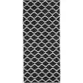 Horredsmattan - Plastgulvtæppe Wave 70x300 cm - Sort - Plasttæpper - - Homeroom