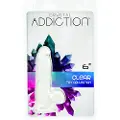 Addiction Crystal - sugekop dildo med testikler (gennemsigtig) - 15 cm