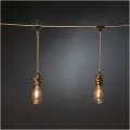Konstsmide - Lyskæde E27 8 LED udskiftelige 350 cm - Guld - Lyskæder - - Homeroom