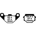 EBC Brakes Fa Series Organic Fa067 Bremseklodser