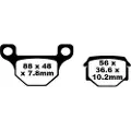 EBC Fa Series Organic Fa093 Bremseklodser