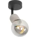 QAZQA Industriel spotlight sort med beton - Pedra