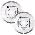 Vonroc Diamantklinge - Universel | 150mm | Til rillefræser eller vinkelsliber | Inh. 2 stk.