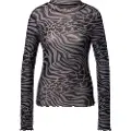 Urban Classics Turtleneck Top Aop Mesh Skjorte Med Lange ærmer