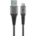 Goobay MicroUSB / USB-A-kabel - 0,5 m - Space Grå / Sølv