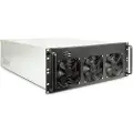 Inter-Tech 4f28 Mining Rack 4u 19" Rack Sølv, Sort