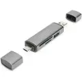 Digitus Da-70886 Kortlæser Usb 3.2 Gen 1 (3.1 Gen 1) Type-a/type-c Aluminium