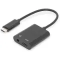 Digitus Ak-300400-002-s 3.5 Mm Usb-c Til Jack-adapter