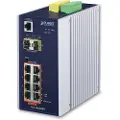 Planet Industrial 8-port 10/100/1000T 802.3at PoE + 2-port 1G/2.5G SFP Managed Switch