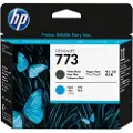 HP Blækpatron 773 Matsort/cyan