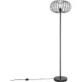 QAZQA Design gulvlampe sort - Johanna