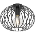 QAZQA Design loftslampe sort 30 cm - Johanna