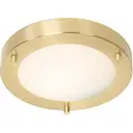 QAZQA Moderne loftslampe guld 18 cm IP44 - Yuma