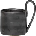 Ferm Living kaffekop FLOW 360 ml, sort, stentøj, fast LIVING