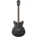Ibanez AS53 Artcore Transparent Black Flat