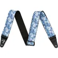 Fender 2 Hawaiiansk Strap Blue Floral