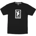 Chrome Vertical Border Logo T-shirt Med Korte ærmer