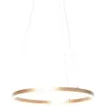 QAZQA Design pendellampe guld 60 cm inkl. LED 3-trins dæmpbar - Anello