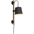 Aneta Lighting - Væglampe ESPRESSO - Sort - Væglamper - - Homeroom