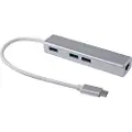 Equip Usb-c Til Rj45 Giga + 3 Usb 3.0 Adapter