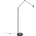 QAZQA Moderne gulvlampe stål justerbar - Editor
