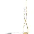 Paul Neuhaus Design gulvlampe guld inkl. LED og lysdæmper - Belinda