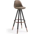 Kave Home - Barstol Slad, 2-pak - Sort - Barstole & -taburetter - - Homeroom