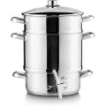 Day - Saftkokare 8L Ø26H34Cm - Sølvfarvet - Gryder & kasseroller - - Homeroom
