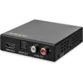 StarTech.com 4K HDMI Audio Extractor 4K 60Hz - HDR - Toslink Optical Audio - HDMI audio signal extractor